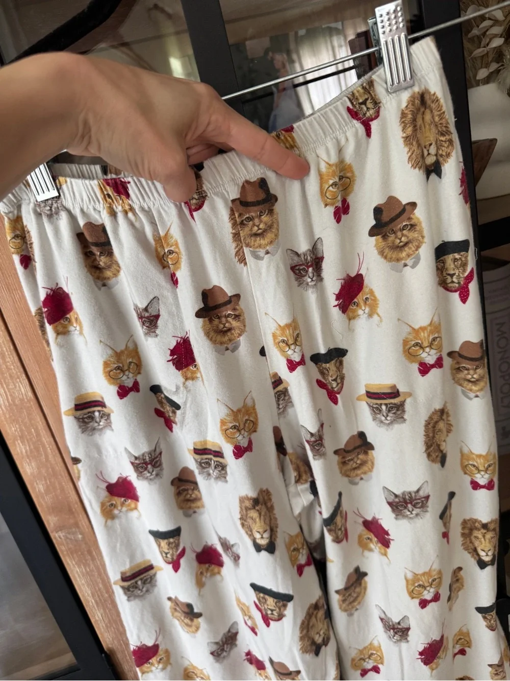 Bedhead pajamas cats funny print pants lions sunglasses hats novelty bowtie